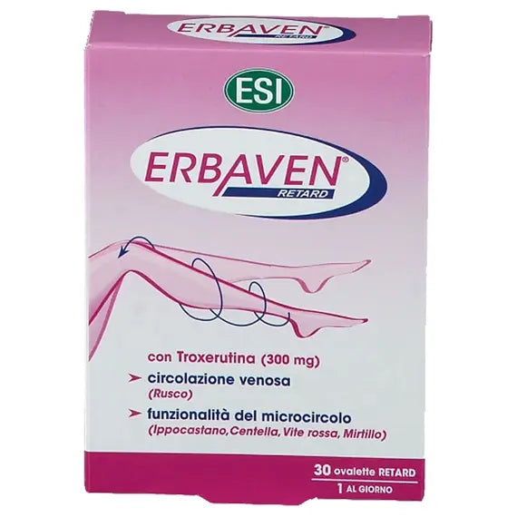 Esi Erbaven Retard Integratore per il Microcircolo e Gambe Pesanti 30 Ovalette | Acquista Online su Farmaclick