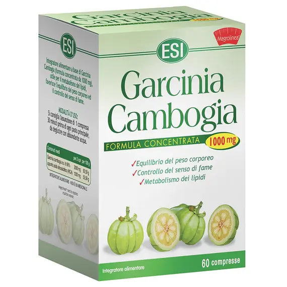 Esi Garcinia Cambogia Integratore per il Controllo del Peso Formula Concentrata 1000 Mg 60 Compresse | Acquista Online su Farmaclick