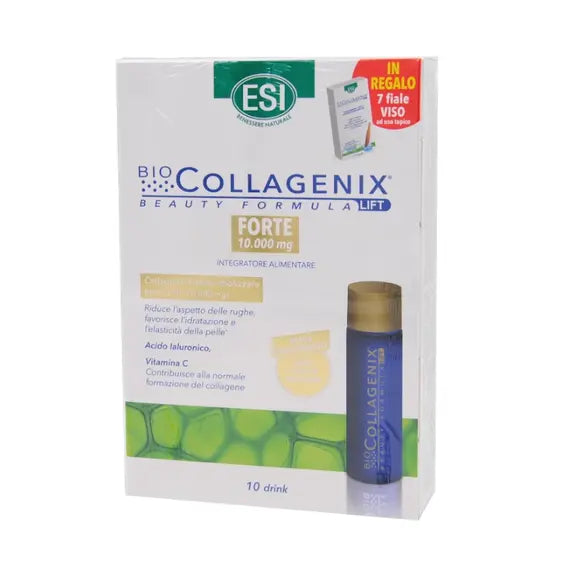 Esi Biocollagenix Forte 10 Drink + 7 Ampolle Trattamento Viso in Omaggio | Acquista Online su Farmaclick