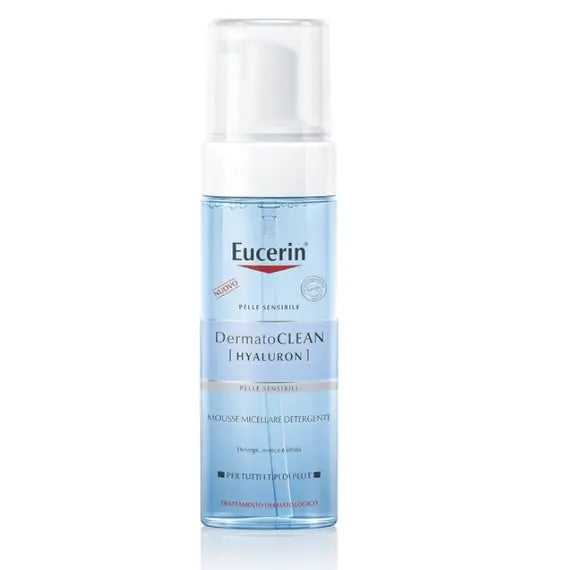 Eucerin Beiersdorf Dermato Clean Hyaluron Mousse Micellare Detergente 150 Ml | Acquista Online su Farmaclick