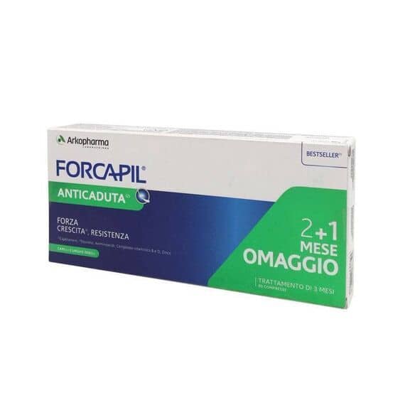 Arkopharma Forcapil Anticaduta Integratore Alimentare per i Capelli 3x30 Compresse | Acquista Online su Farmaclick