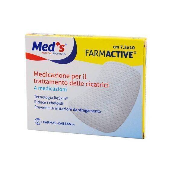 Med+s Farmactive Medicazione per il Trattamento delle Cicatrici 4 Medicazioni 7,5 X 10 Cm | Acquista Online su Farmaclick
