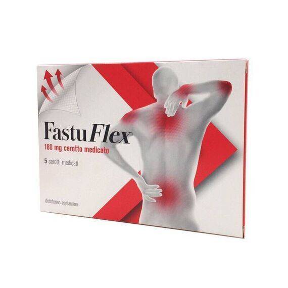 Fastuflex 180mg 5 Cerotti Medicati 10x14cm | Acquista Online su Farmaclick