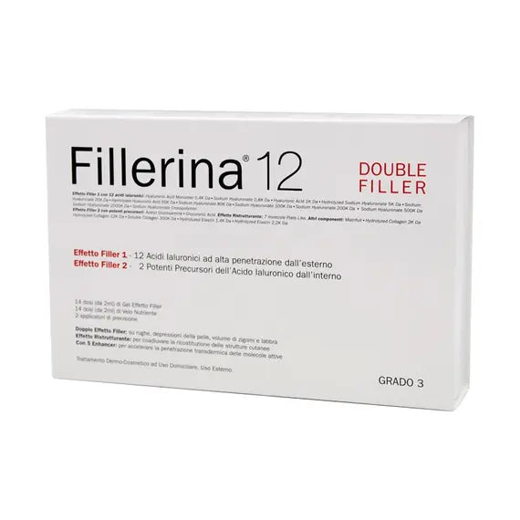 Fillerina 12 Double Filler Trattamento per la Depressione della Pelle e il Volume di Zigomi e Labbra Grado 3 | Acquista Online su Farmaclick