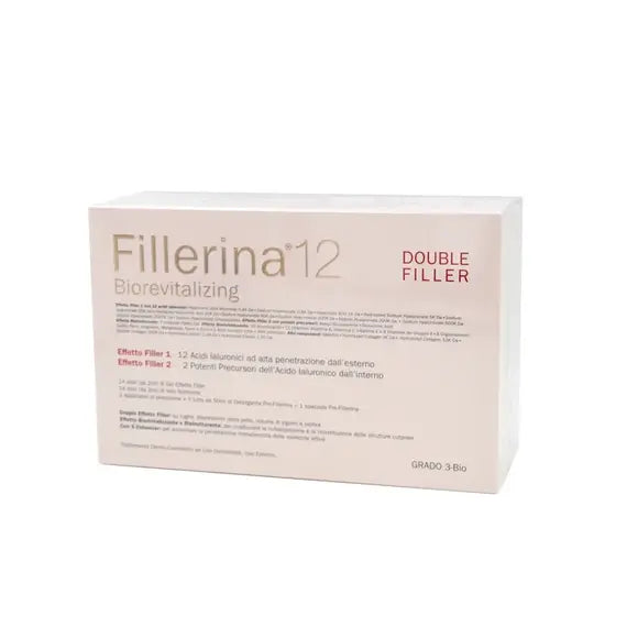 Fillerina 12 Biorevitalizing Double Filler Trattamento per la Depressione della Pelle e il Volume di Zigomi e Labbra Grado 3-bio | Acquista Online su Farmaclick