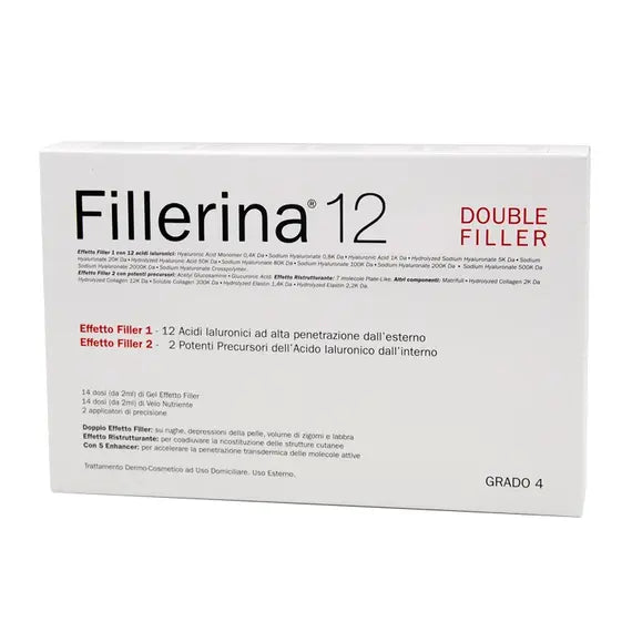 Fillerina 12 Double Filler Trattamento per la Depressione della Pelle e il Volume di Zigomi e Labbra Grado 4 | Acquista Online su Farmaclick