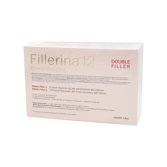 Fillerina 12 Biorevitalizing Double Filler Trattamento per la Depressione della Pelle e il Volume di Zigomi e Labbra Grado 4-bio | Acquista Online su Farmaclick