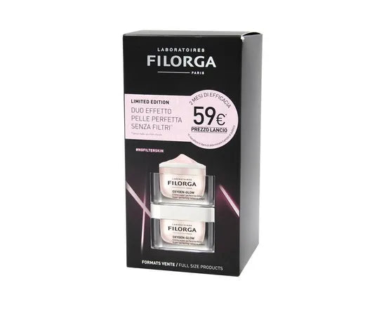 Filorga Limited Edition Oxygen-Glow Super-perfektionierende, aufhellende Creme 50 ml X 2
