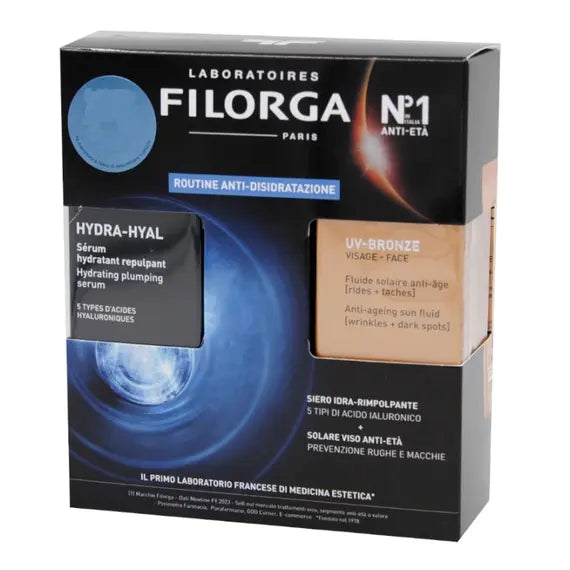 Cofanetto Filorga Solare Hydra e Uv Bronze Face | Acquista Online su Farmaclick