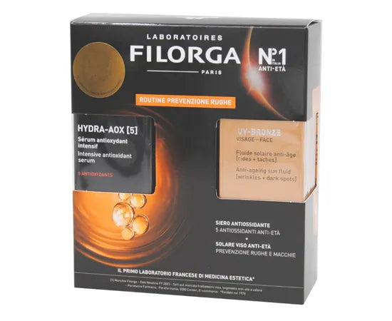 Cofanetto Solare Filorga Hydra Aox e  Bronze Face
