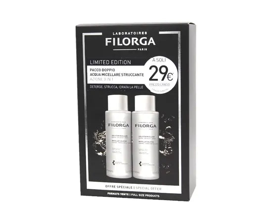 Filorga Limited Edition Doppelpack Mizellenwasser 3-in-1 Reinigungswasser 400ml x 2