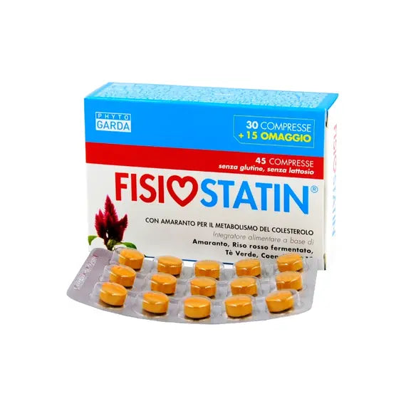 Fisiostatin con Amaranto per il Metabolismo del Colesterolo 30 Compresse + 15 in Omaggio | Acquista Online su Farmaclick