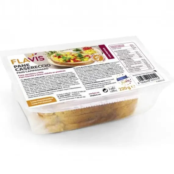 Flavis Pane Casereccio Pane Aproteico a Fette 220 G | Acquista Online su Farmaclick