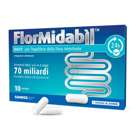 Flormidabil Daily Integratore di Fermenti Lattici 10 Capsule | Acquista Online su Farmaclick
