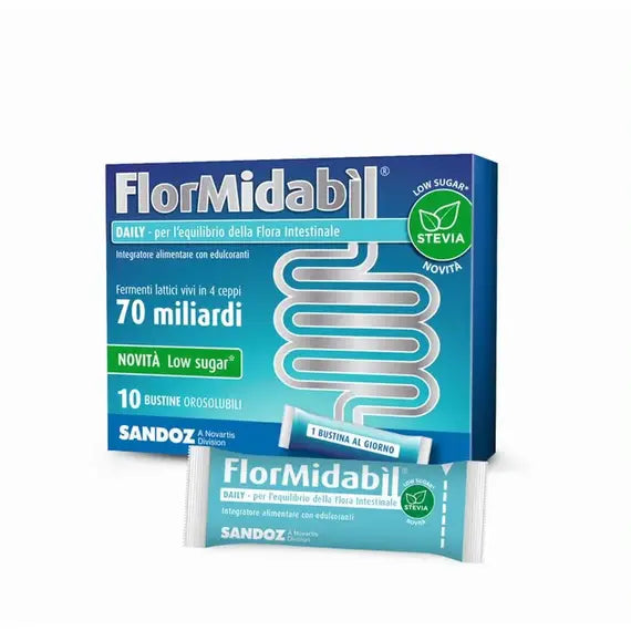 Flormidabil Daily 10 Bustine con Stevia | Acquista Online su Farmaclick