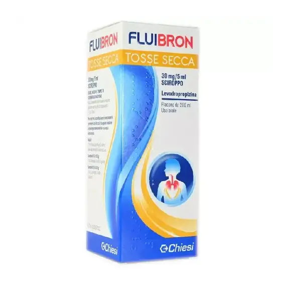 Fluibron Tosse Secca 30 Mg/5 Ml Sciroppo Levodropropizina 200 Ml | Acquista Online su Farmaclick