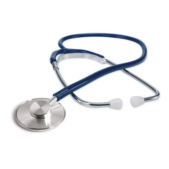 Fonendoscopio Logiko con Testa Piatta in Alluminio Anodizzato Diametro 45 Mm Altezza 10 Mm Tubo Ad Y in Gomma di Latticeblu Diametro 5 Mm Lunghezza 60 Cm | Acquista Online su Farmaclick