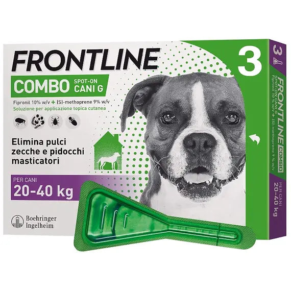Frontline Combo Cani 20 40 Kg | Acquista Online su Farmaclick