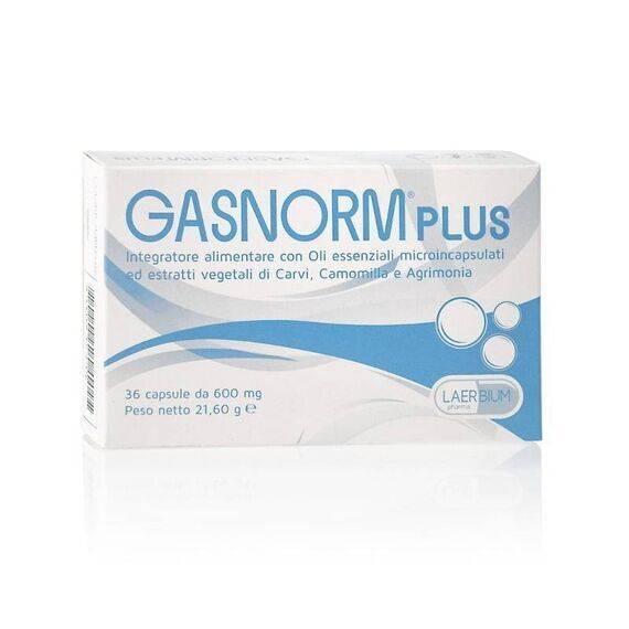 Gasnorm Plus Integratore Alimentare per la Funzione Gastrointestinale 36 Capsule | Acquista Online su Farmaclick