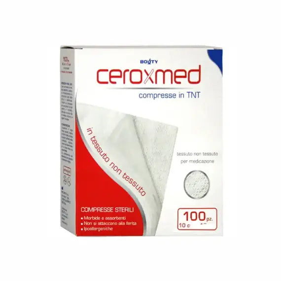 Garza Tessuto Non Tessuto Ceroxmed 10x10 Cm 100 Pezzi | Acquista Online su Farmaclick