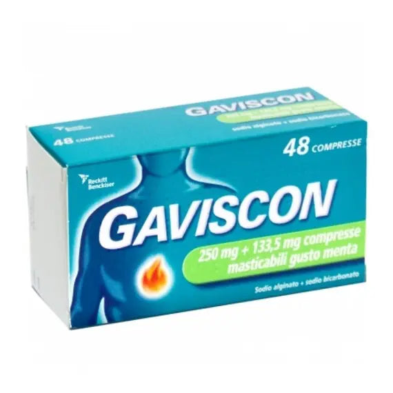 Gaviscon Gusto Menta 48 Compresse Masticabili | Acquista Online su Farmaclick