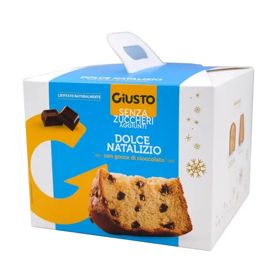 Giuliani Giusto Dolce Natalizio con Gocce di Cioccolato Senza Zucchero 600 G | Acquista Online su Farmaclick