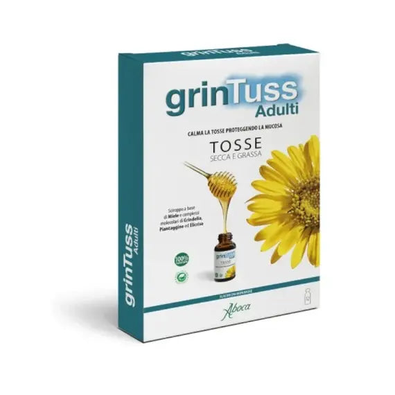 Aboca Grintuss Adulti Sciroppo 12 Flaconcini | Acquista Online su Farmaclick