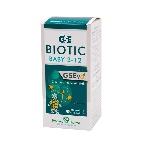 Gse Biotic Baby 3-12 Integratore per le Difese Organiche 250 Ml | Acquista Online su Farmaclick