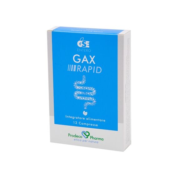 Gse Entero Gax Rapid 12 Compresse | Acquista Online su Farmaclick