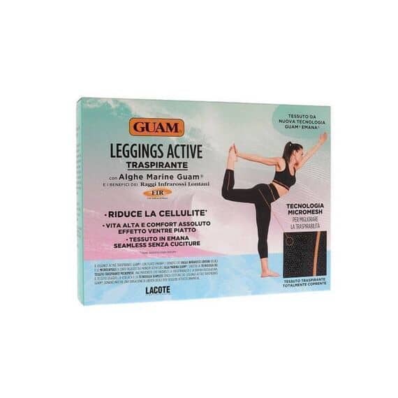 Guam Leggings Active Taglia L/xl Colore Nero con Banda Arancione | Acquista Online su Farmaclick