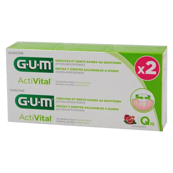 Sunstar Gum Activital 2 Tubetti da 75 Ml | Acquista Online su Farmaclick