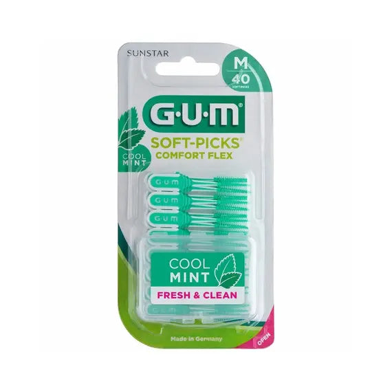 Gum Soft Picks Comfort Flex Gusto Cool Mint Medium 40 Scovolini | Acquista Online su Farmaclick