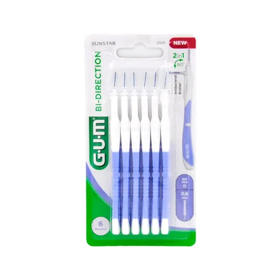 Gum Sunstar Scovolini Bi-direction 0.6 Mm 6 Pz | Acquista Online su Farmaclick