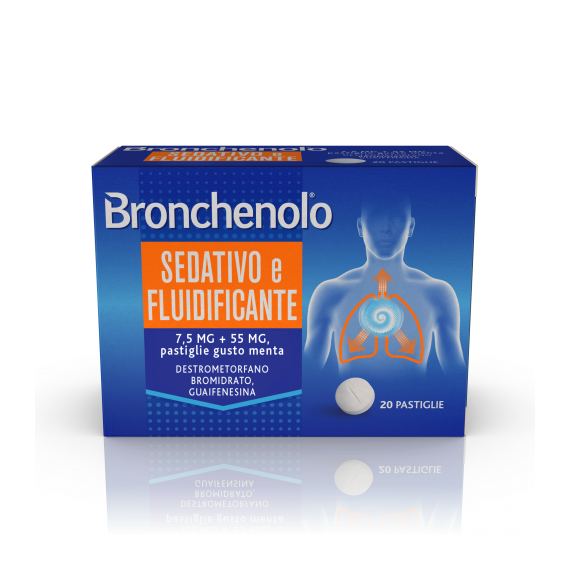 Bronchenolo Sedativo Fluidificante 20 Pastiglie Gusto Menta | Acquista Online su Farmaclick