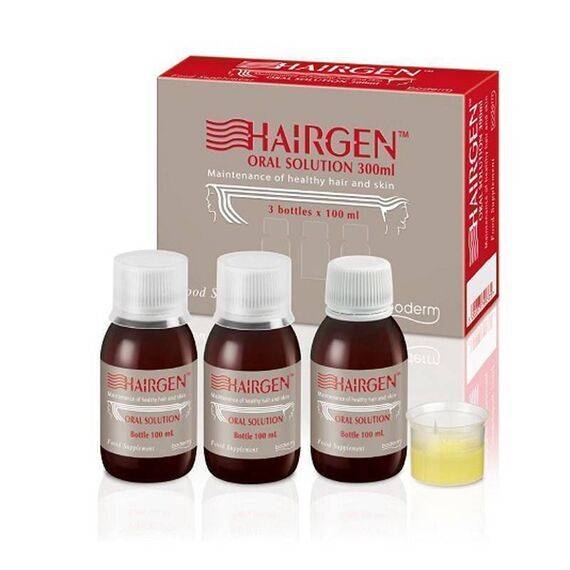 Hairgen Soluzione Orale Integratore Alimentare per Capelli e Pelle 3x100 Ml | Acquista Online su Farmaclick
