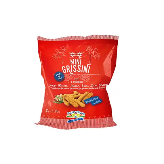Happy Farm Mini Grissini Ceci/rosmarino 30 Grammi | Acquista Online su Farmaclick