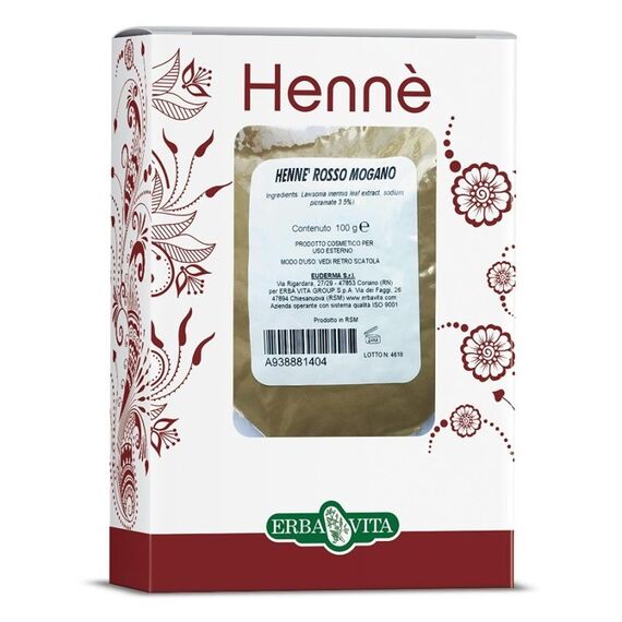 Erba Vita Henne Color Mogano 100 Grammi | Acquista Online su Farmaclick