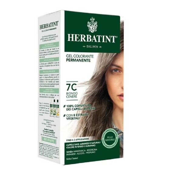 Herbatint Gel Colorante Permanente 7c Biondo Cenere 300ml ( 3 Dosi ) | Acquista Online su Farmaclick
