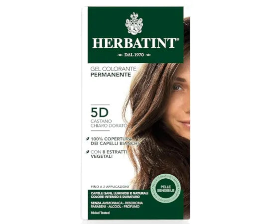 Herbatint Colore Permanente 5D Castano Chiaro Dorato