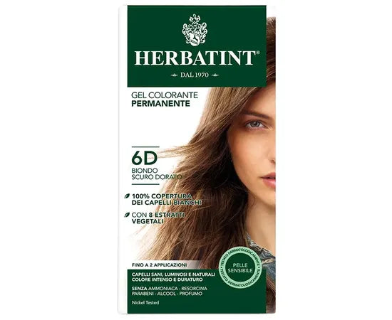 Herbatint Colore Permanente 6D Biondo Scuro Dorato