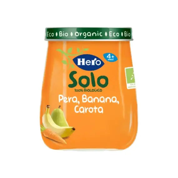 Hero Baby Omogeneizzato Pera Banana e Carota 120grammi | Acquista Online su Farmaclick