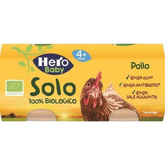 Fater Hero Baby Omogeneizzato Pollo 2x80 Grammi | Acquista Online su Farmaclick
