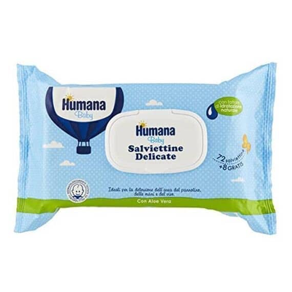 Humana Baby Salviettine Delicate 72 Pz | Acquista Online su Farmaclick