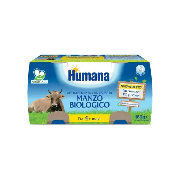 Humana Omogeneizzato Manzo Bio 2 X 80 Grammi | Acquista Online su Farmaclick