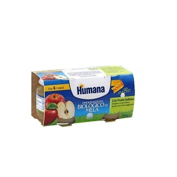 Humana Omogeneizzato Mela Biologico 2x100 Grammi | Acquista Online su Farmaclick