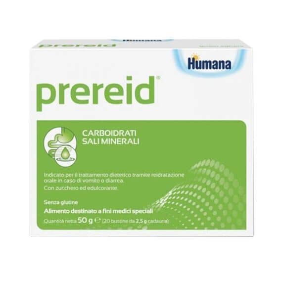 Humana Prereid Integratore in Caso di Vomito e Diarrea Acuti 20 Bustine | Acquista Online su Farmaclick