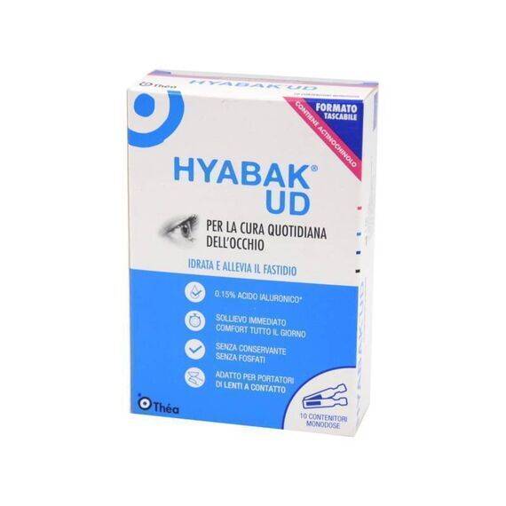 Hyabak Ud Sostituto Lacrimale 10 Monodosi 4 G | Acquista Online su Farmaclick