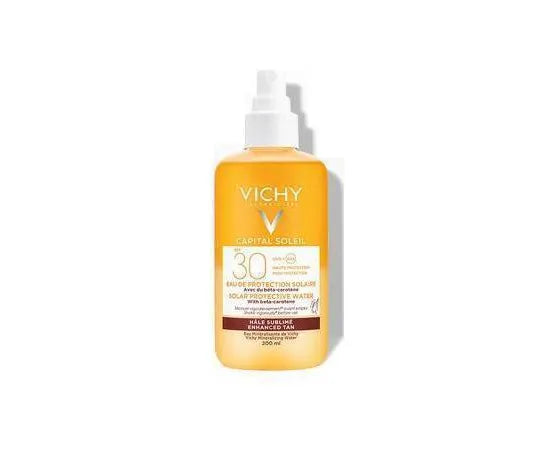 Vichy Ideal Soleil Sonnenschutzwasser LSF 30 mit Beta-Carotin – Intensive Bräune 200 ml