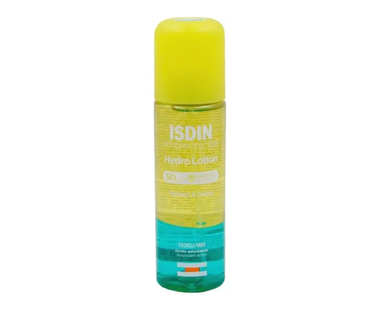 Isdin Fotoprotector Hydro Lotion Zweiphasiger Feuchtigkeitsschutz für den Körper LSF50 200 ml