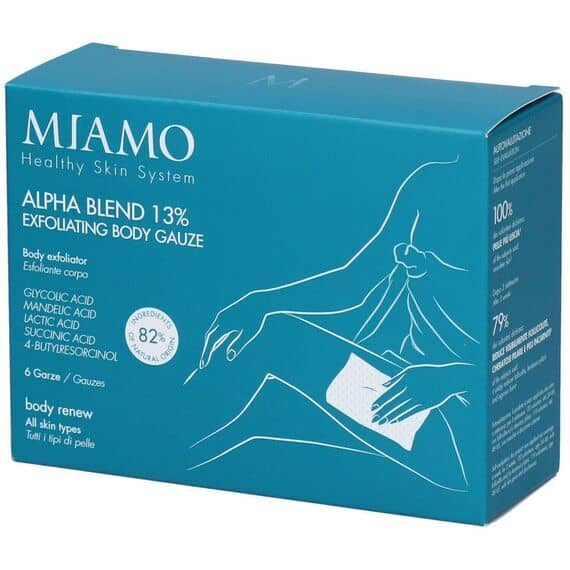 Miamo Body Renew Alpha Blend 13% Exfoliating Body Gauze Inbevute 6 Buste | Acquista Online su Farmaclick